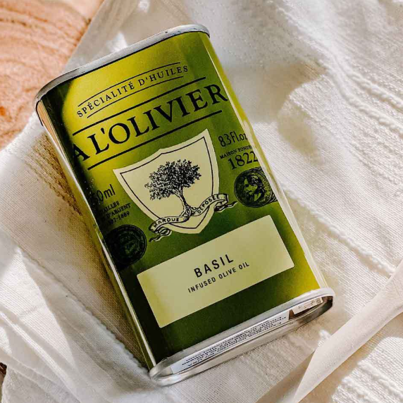 Aceite de Oliva con Albahaca 250 ml Al 'Olivier