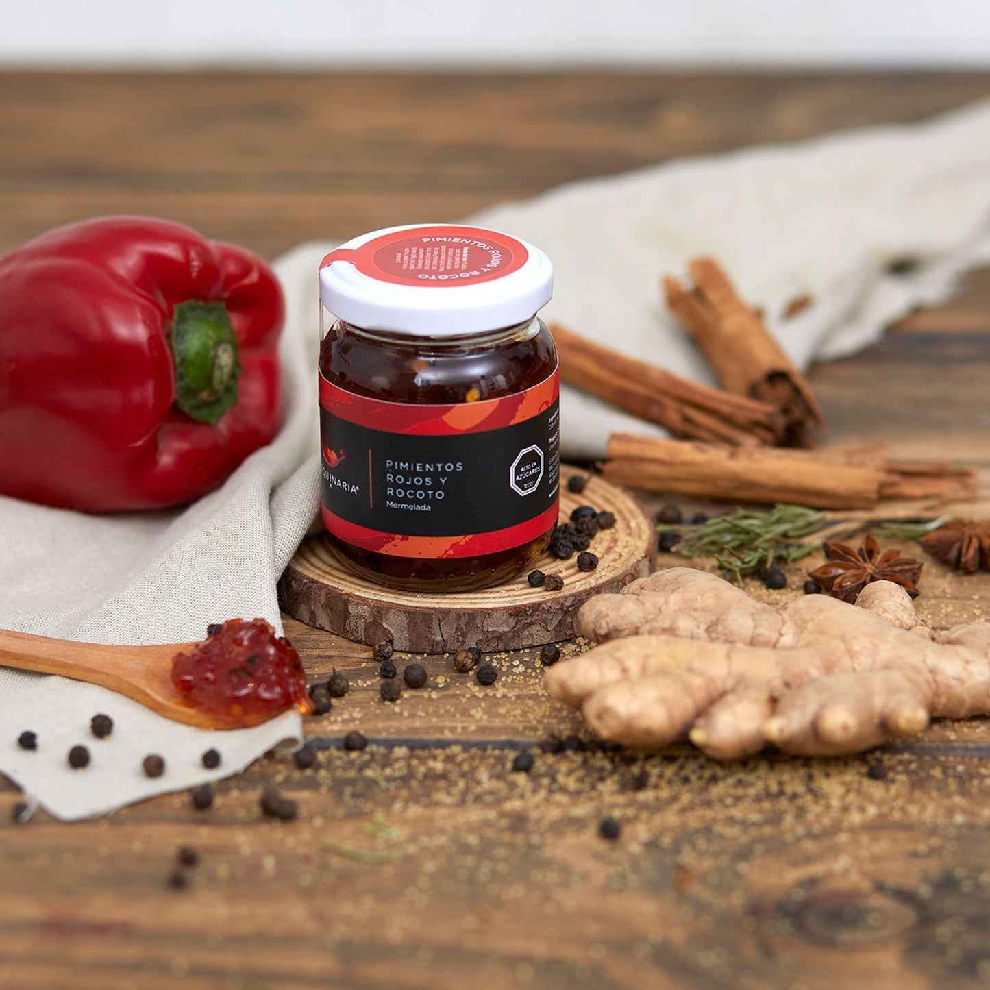 Mermelada Pimientos Rojos y Rocoto 150g Coquinaria