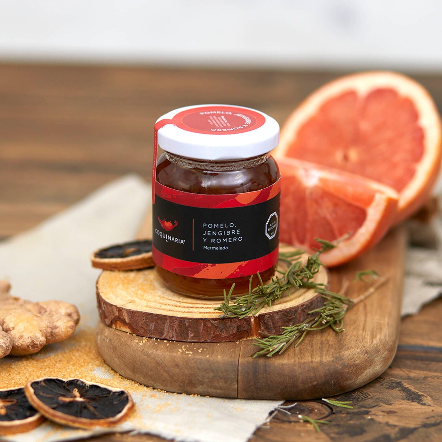Mermelada Pomelo, Jengibre y Romero 150g Coquinaria