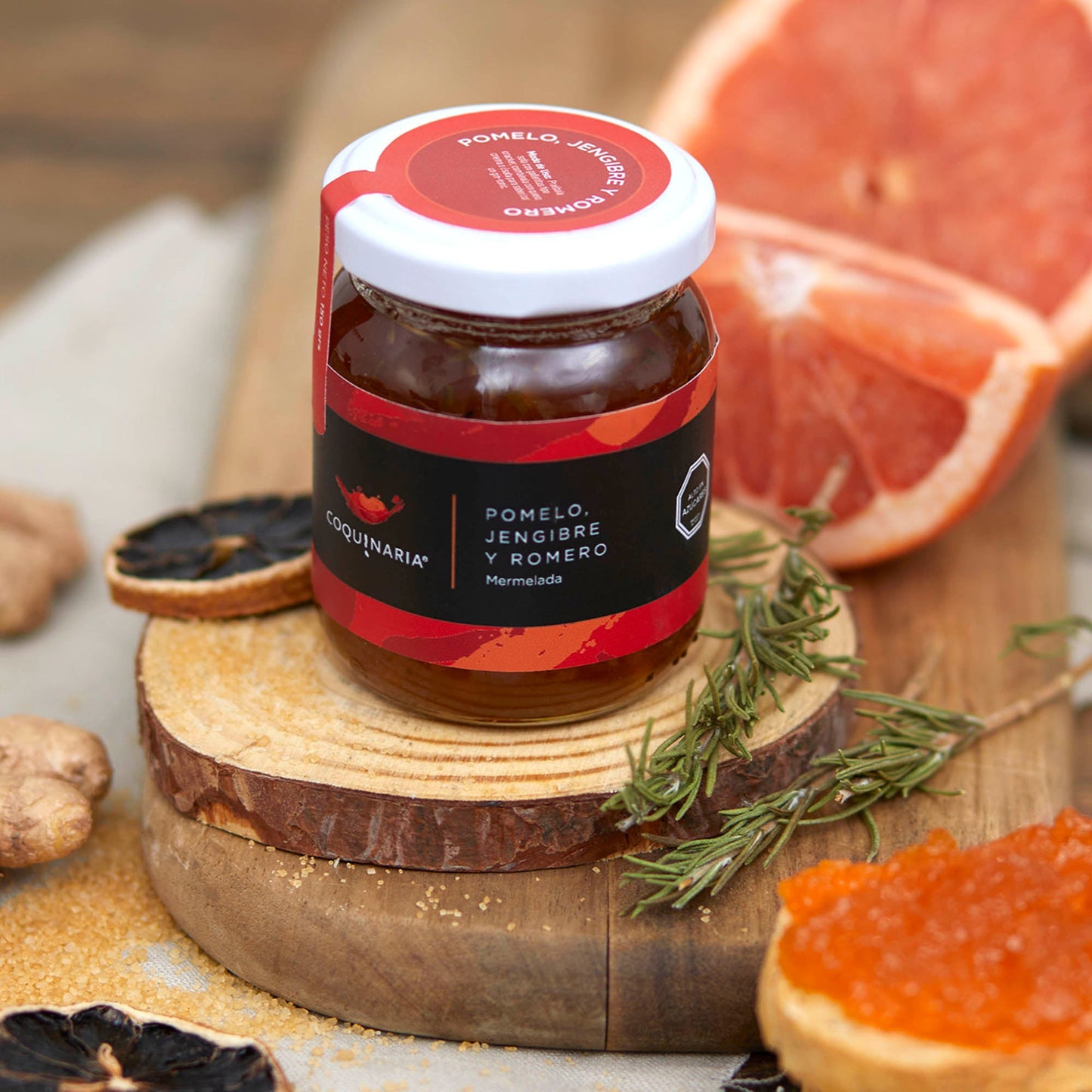 Mermelada Pomelo, Jengibre y Romero 150g Coquinaria