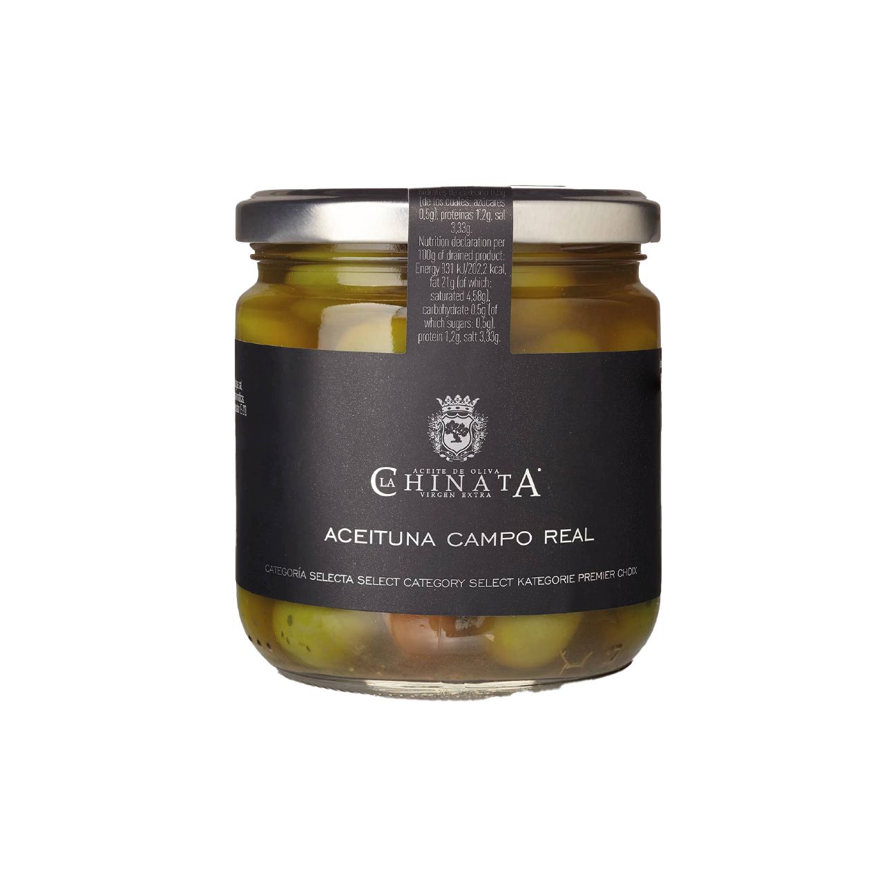 Aceitunas de Campo Real 350 Grs La Chinata