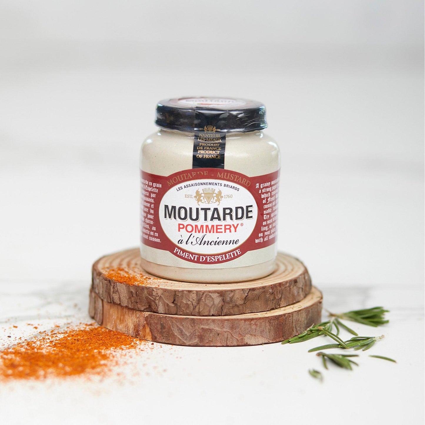 Mostaza con Pimiento de Espelette 100 gr Pommery