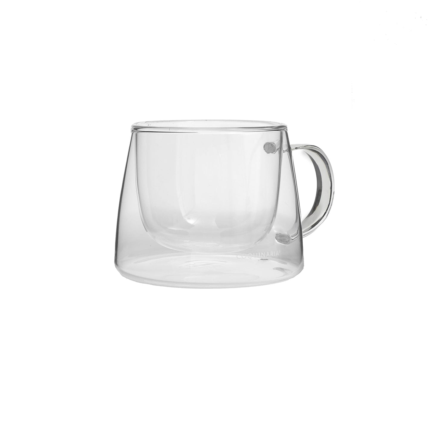 Set 2 Mugs de Vidrio 250 ml Coquinaria