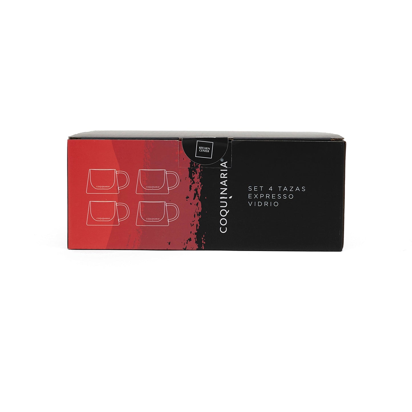Set 4 Tazas de Espresso 80 ml Coquinaria