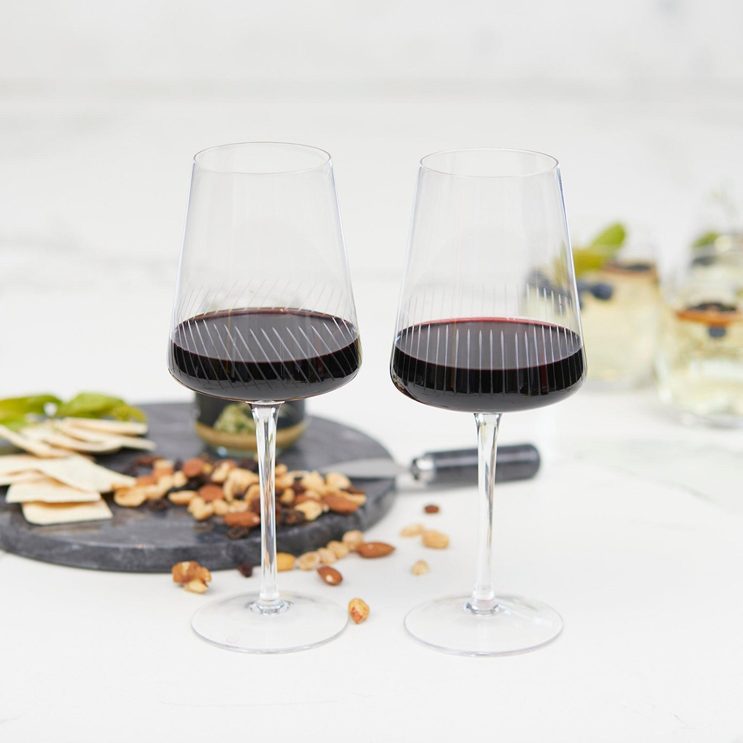 Set 6 Copas de Vino Talladas Coquinaria