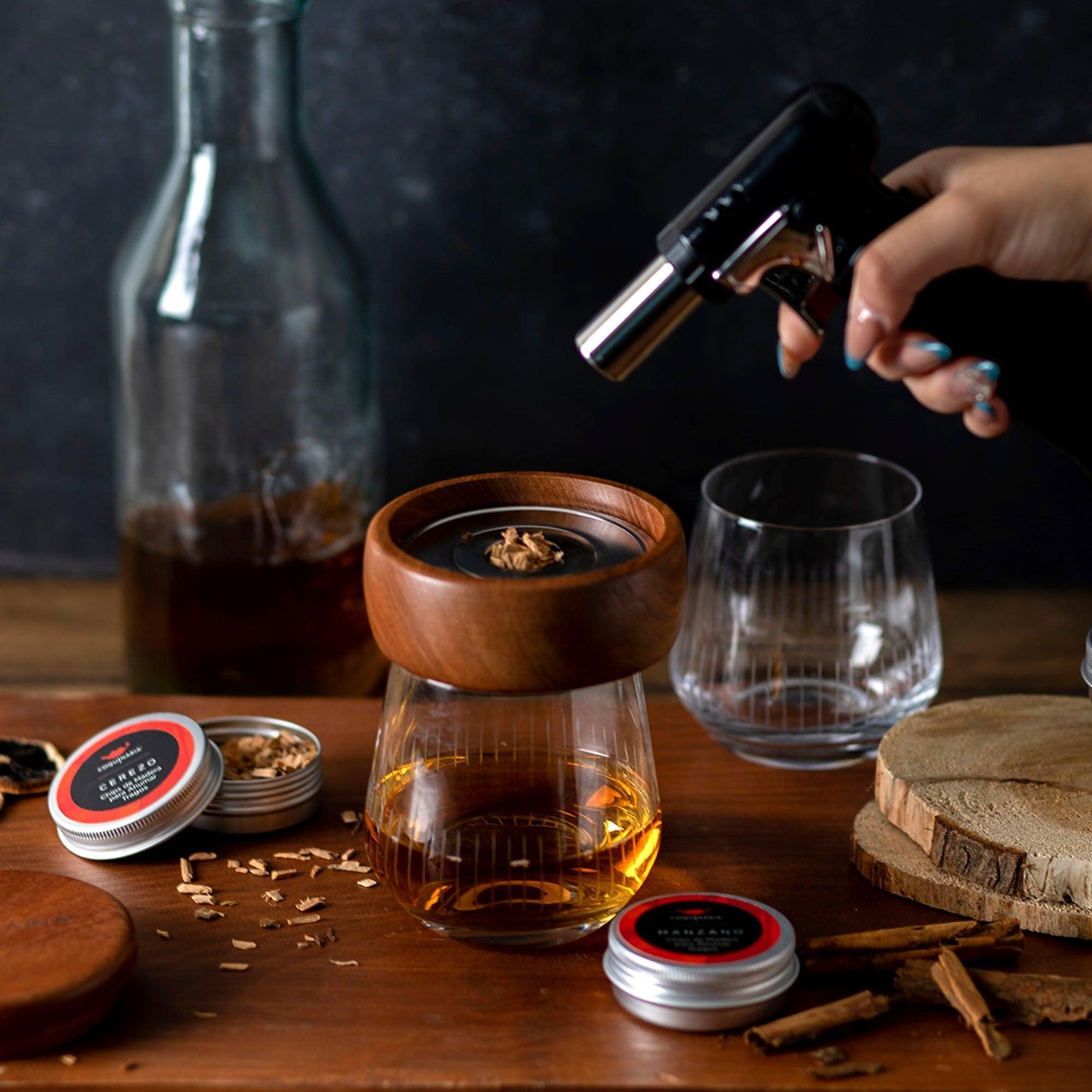 Set Ahumador de Whisky Coquinaria